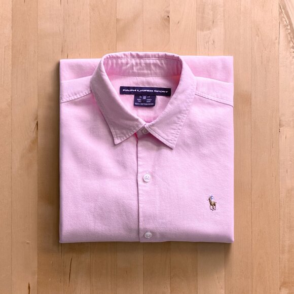Ralph Lauren Sport Classic Oxford Button Down Shirt Women's 10 - Picture 3 of 3